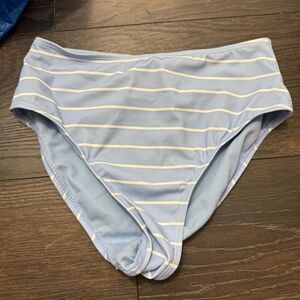 Habitual Girl 16 Blue White Swim Bottom High Waist
